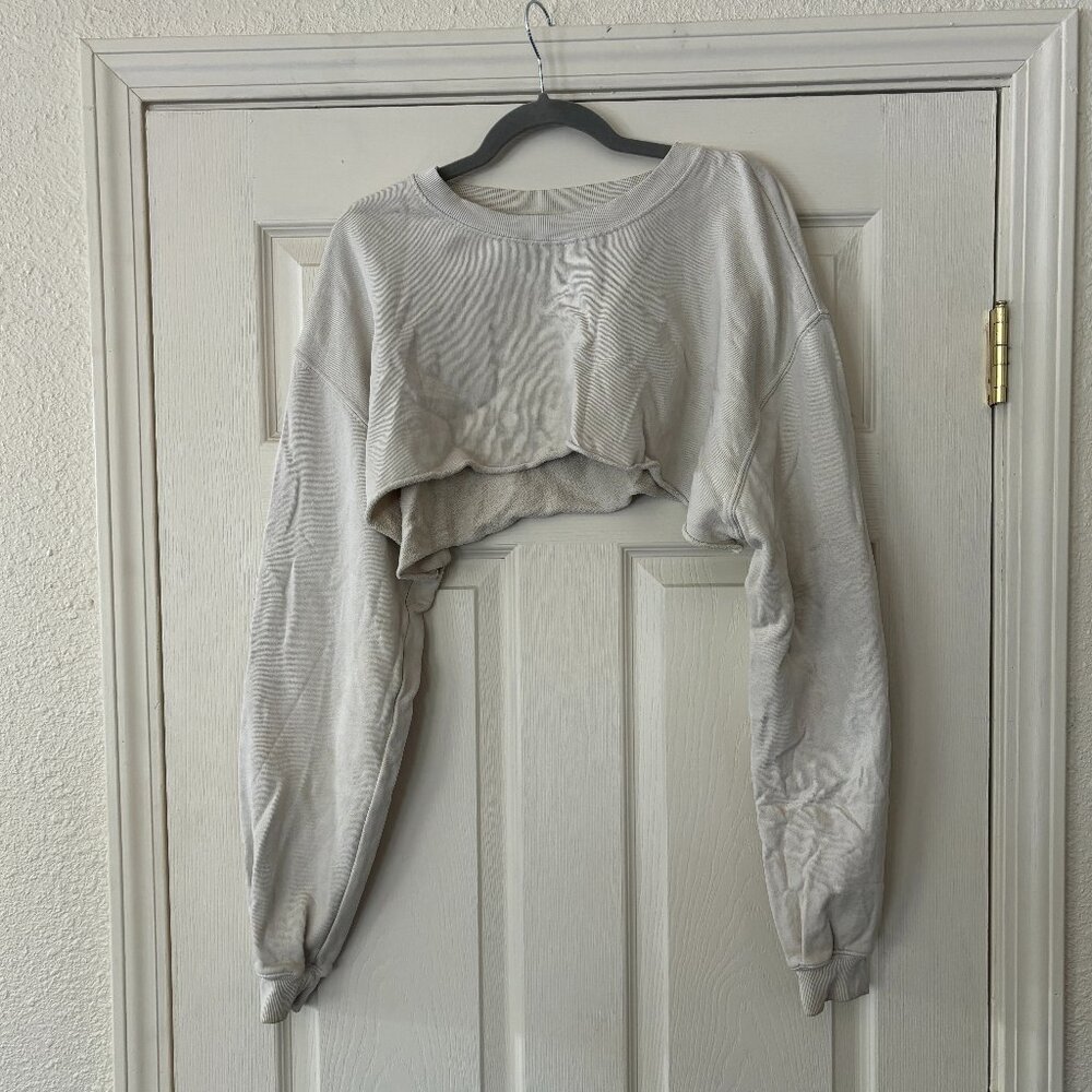 JOAH BROWN Cropped Long Sleeve Sweater